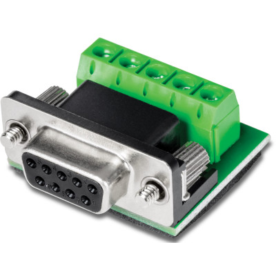 TRENDnet TI-S100 RS-422/485 Adapter, DB9 to 5-pin Terminal Block